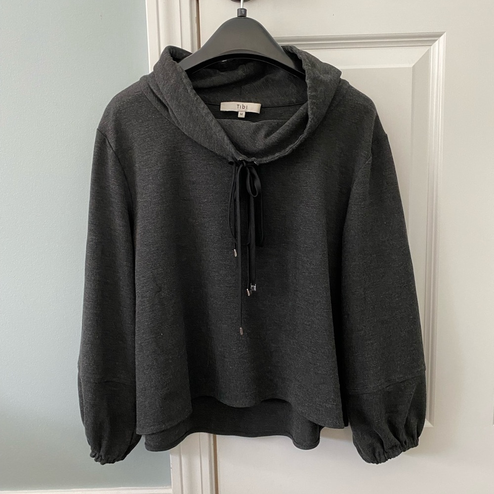 Tibi size medium cowl neck sweatshirt